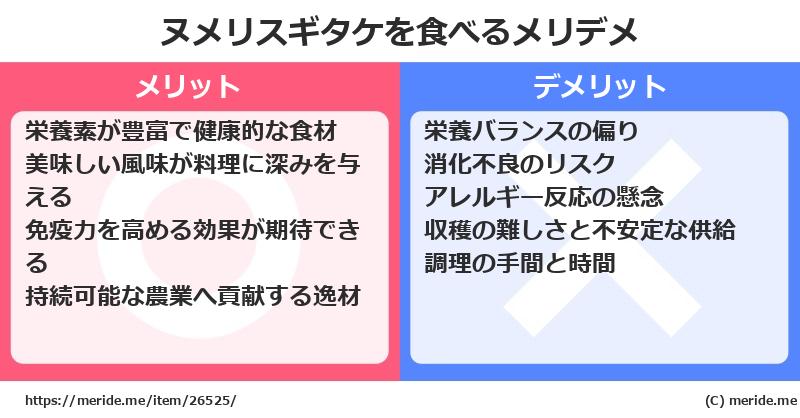 ヌメリスギタケを食べるメリットとデメリットは？ [野菜]  メリデメ