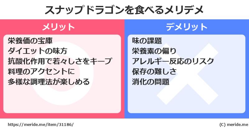 スナップドラゴンを食べるメリットとデメリットは？ [野菜]  メリデメ