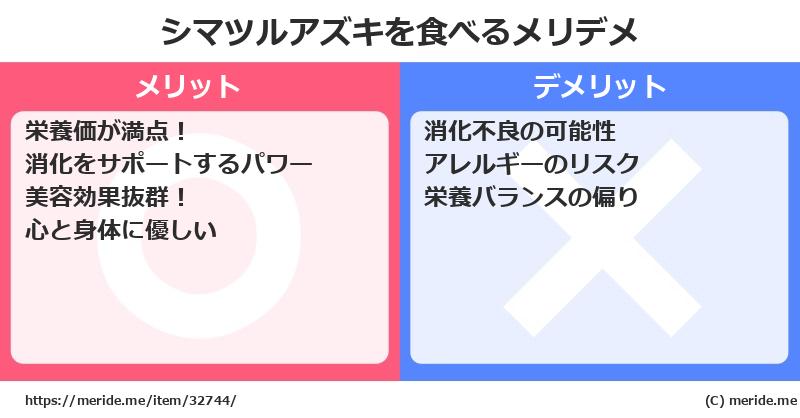 シマツルアズキを食べるメリットとデメリットは？ [野菜]  メリデメ