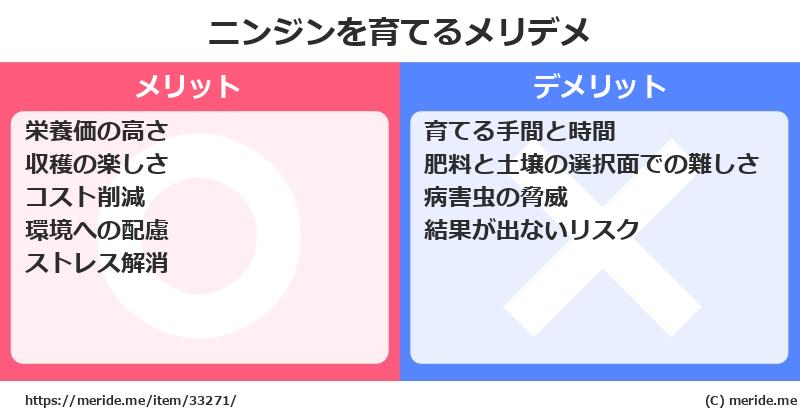 ニンジンを育てるメリットとデメリットは？ [栽培]  メリデメ