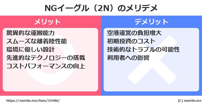 NGイーグル（2N）のメリットとデメリットは？ [空港]  メリデメ