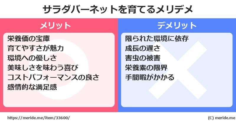 サラダバーネットを育てるメリットとデメリットは？ [栽培]  メリデメ