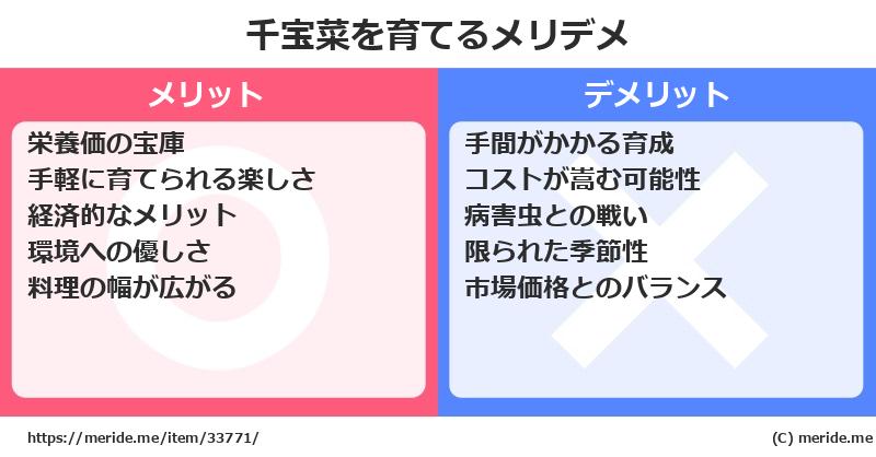千宝菜を育てるメリットとデメリットは？ [栽培]  メリデメ