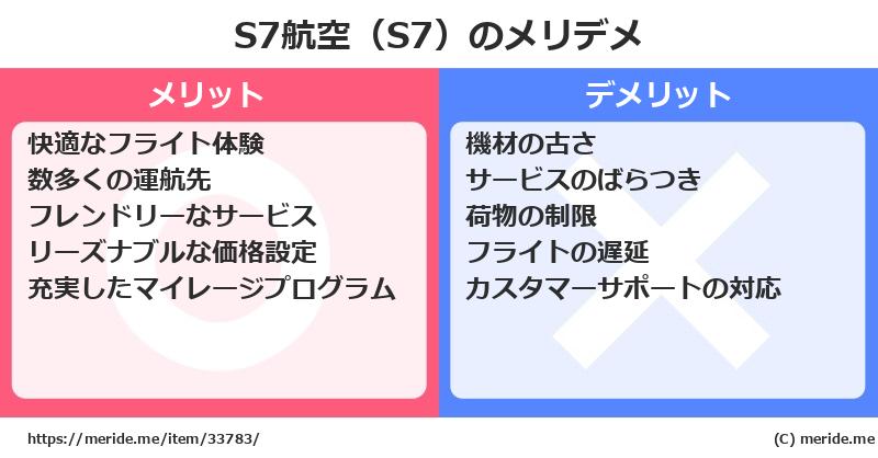 S7航空（S7）のメリットとデメリットは？ [空港]  メリデメ