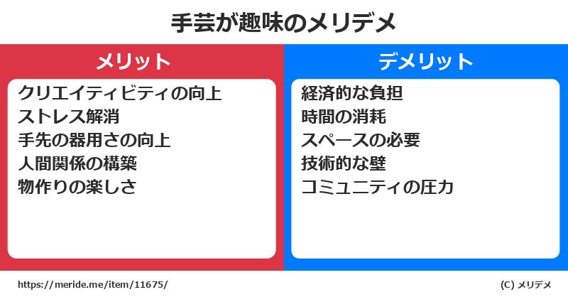 手芸が趣味のメリットとデメリットは? メリデメ