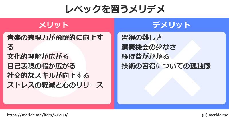 レベックを習うメリットとデメリットは？ [楽器]  メリデメ