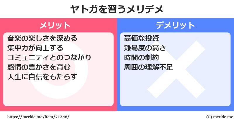 ヤトガを習うメリットとデメリットは？ [楽器]  メリデメ
