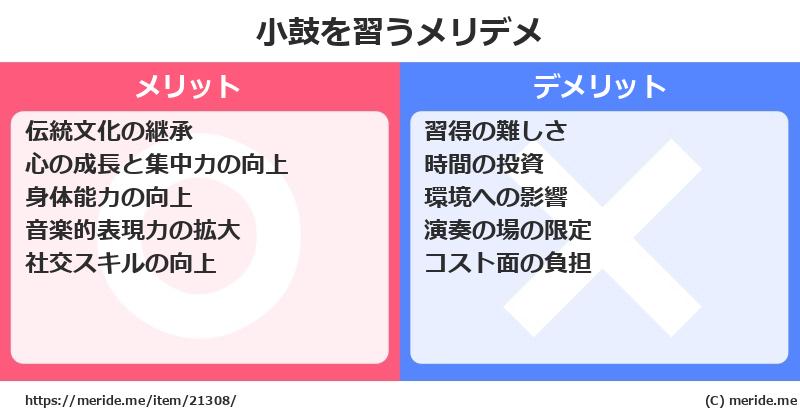 小鼓を習うメリットとデメリットは？ [楽器]  メリデメ