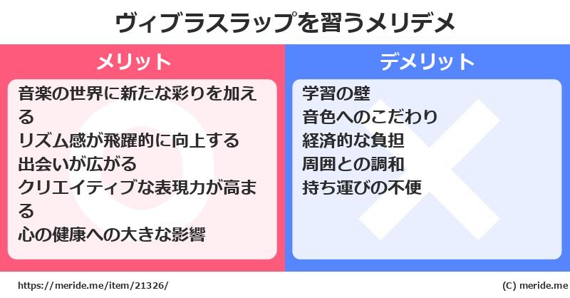 ヴィブラスラップを習うメリットとデメリットは？ [楽器]  メリデメ