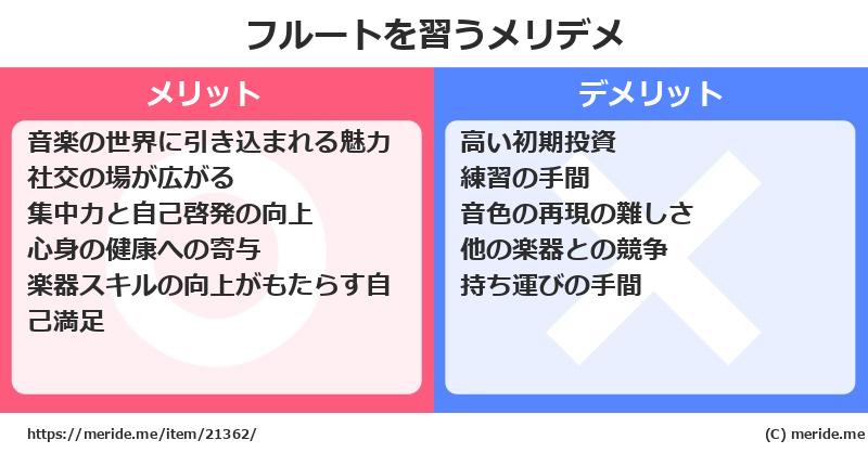 フルートを習うメリットとデメリットは？ [楽器]  メリデメ
