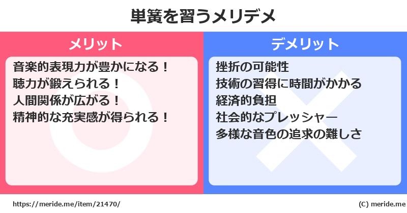 単簧を習うメリットとデメリットは？ [楽器]  メリデメ