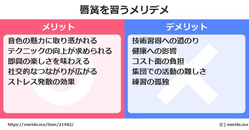 唇簧を習うメリットとデメリットは？ [楽器]  メリデメ