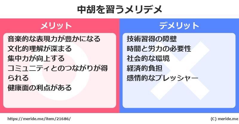 中胡を習うメリットとデメリットは？ [楽器]  メリデメ
