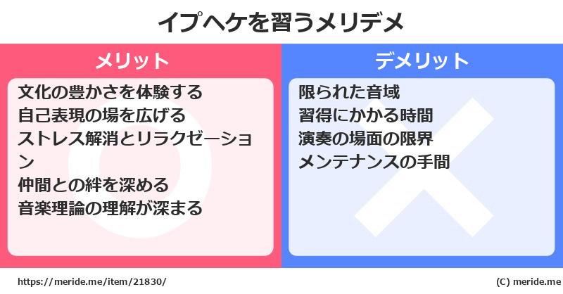 イプヘケを習うメリットとデメリットは？ [楽器]  メリデメ