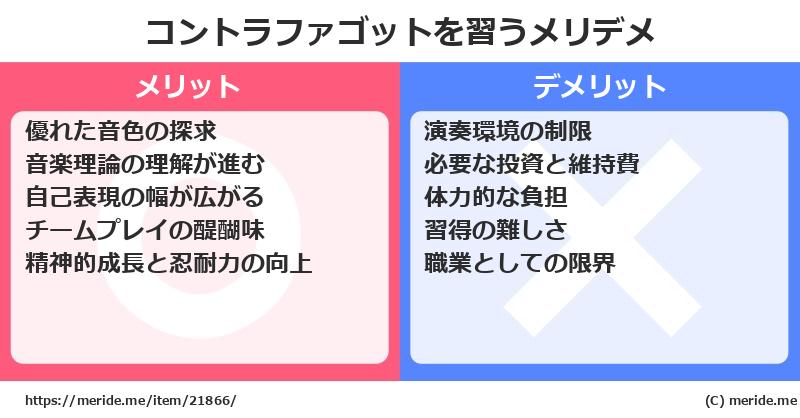 コントラファゴットを習うメリットとデメリットは？ [楽器]  メリデメ