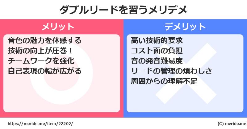 ダブルリードを習うメリットとデメリットは？ [楽器]  メリデメ