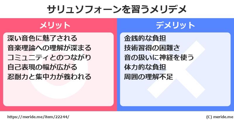 サリュソフォーンを習うメリットとデメリットは？ [楽器]  メリデメ
