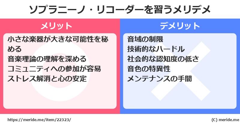 ソプラニーノ・リコーダーを習うメリットとデメリットは？ [楽器]  メリデメ