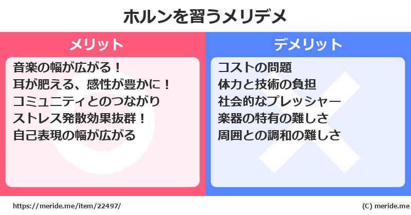 ホルンを習うメリットとデメリットは？ [楽器]  メリデメ