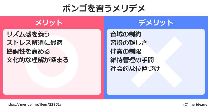 ボンゴを習うメリットとデメリットは？ [楽器]  メリデメ