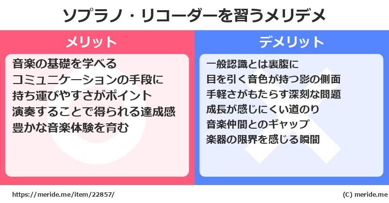 ソプラノ・リコーダーを習うメリットとデメリットは？ [楽器]  メリデメ