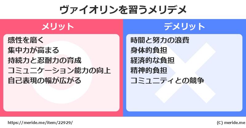 ヴァイオリンを習うメリットとデメリットは？ [楽器]  メリデメ