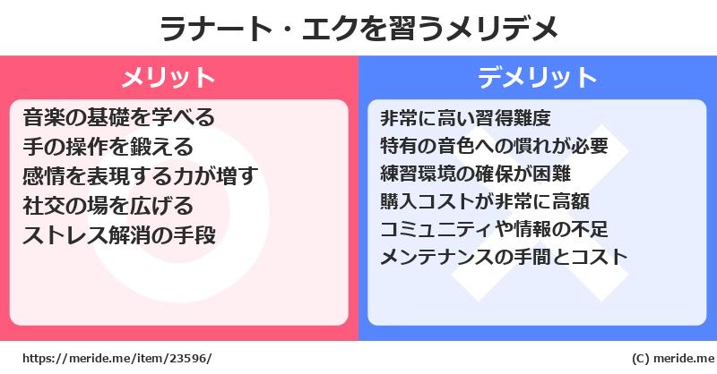 ラナート・エクを習うメリットとデメリットは？ [楽器]  メリデメ