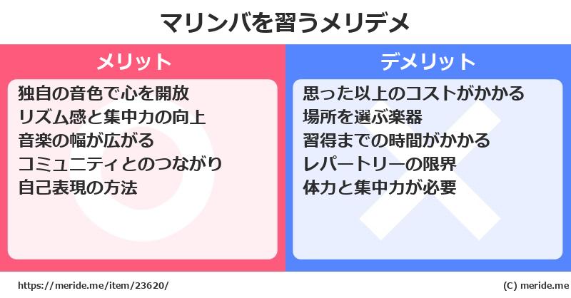 マリンバを習うメリットとデメリットは？ [楽器]  メリデメ