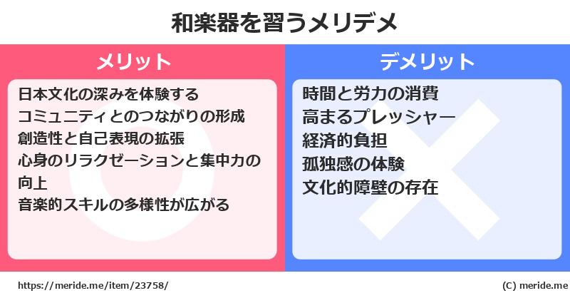 和楽器を習うメリットとデメリットは？ [楽器]  メリデメ