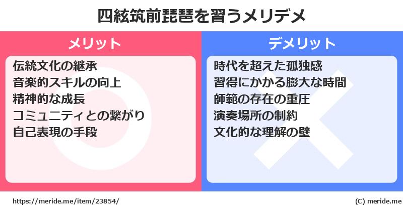 四絃筑前琵琶を習うメリットとデメリットは？ [楽器]  メリデメ