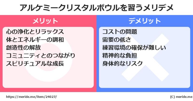 アルケミークリスタルボウルを習うメリットとデメリットは？ [楽器]  メリデメ
