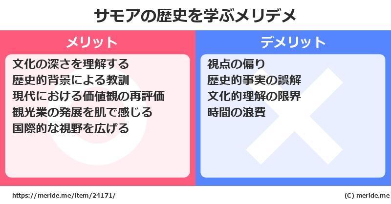 サモアの歴史を学ぶメリットとデメリットは? メリデメ