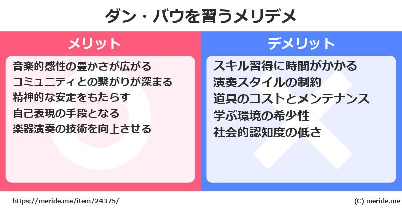 ダン・バウを習うメリットとデメリットは？ [楽器]  メリデメ