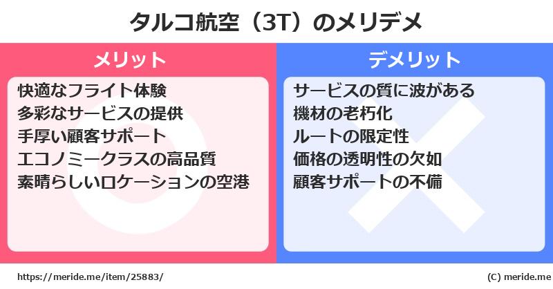 タルコ航空（3T）のメリットとデメリットは？ [空港]  メリデメ