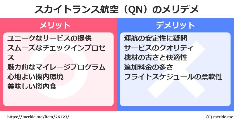 スカイトランス航空（QN）のメリットとデメリットは？ [空港]  メリデメ