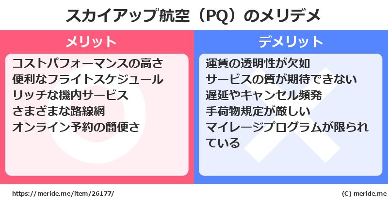 スカイアップ航空（PQ）のメリットとデメリットは？ [空港]  メリデメ