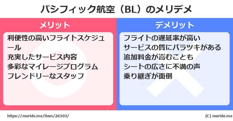 パシフィック航空（BL）のメリットとデメリットは？ [空港]  メリデメ