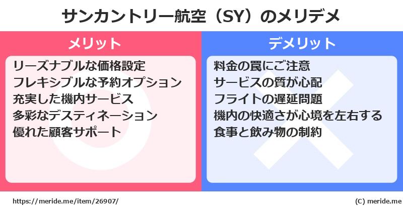 サンカントリー航空（SY）のメリットとデメリットは？ [空港]  メリデメ