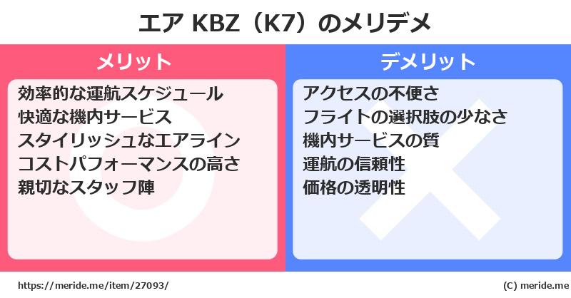エア KBZ（K7）のメリットとデメリットは？ [空港]  メリデメ