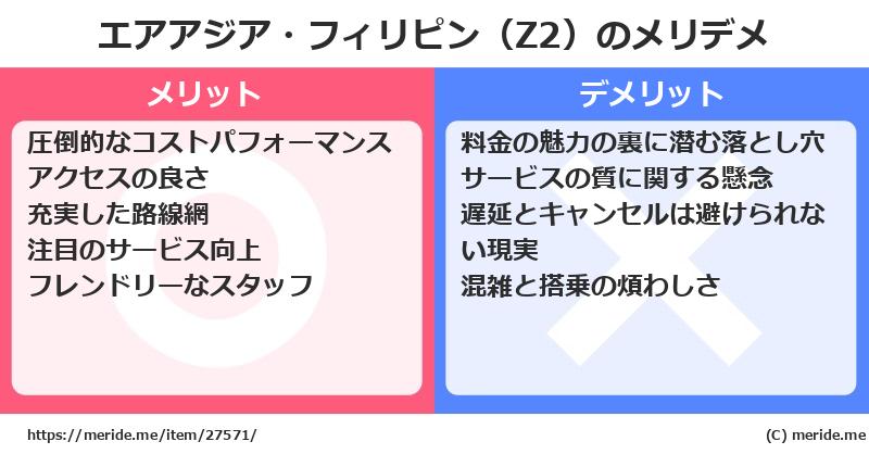 エアアジア・フィリピン（Z2）のメリットとデメリットは？ [空港]  メリデメ