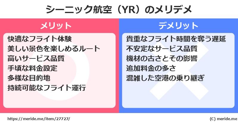 シーニック航空（YR）のメリットとデメリットは？ [空港]  メリデメ