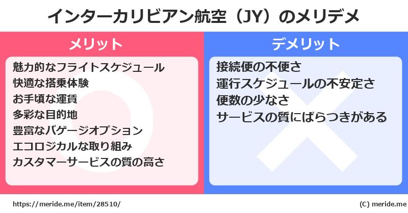 インターカリビアン航空（JY）のメリットとデメリットは？ [空港]  メリデメ