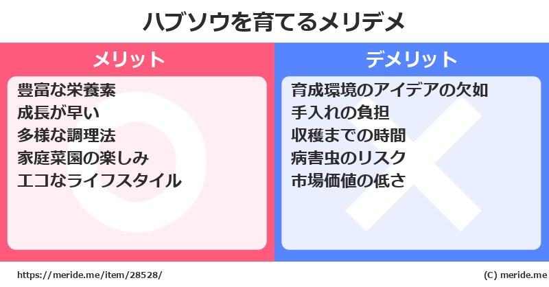 ハブソウを育てるメリットとデメリットは？ [栽培]  メリデメ