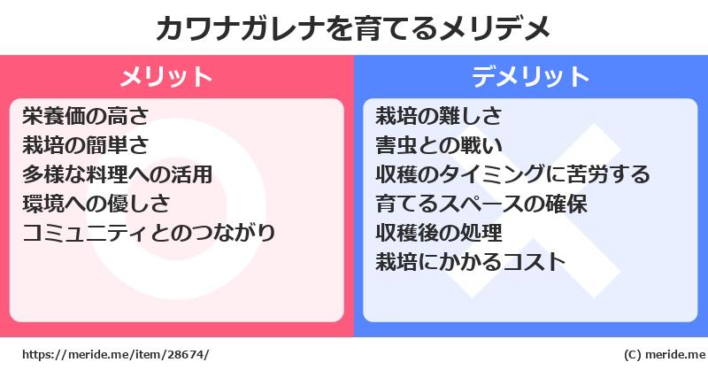カワナガレナを育てるメリットとデメリットは？ [栽培]  メリデメ