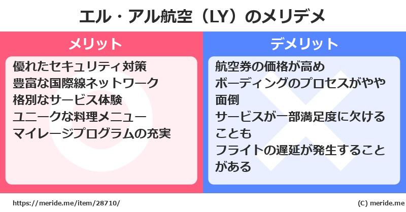 エル・アル航空（LY）のメリットとデメリットは？ [空港]  メリデメ