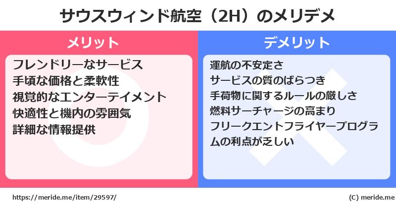 サウスウィンド航空（2H）のメリットとデメリットは？ [空港]  メリデメ