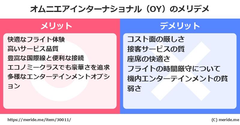 オムニエアインターナショナル（OY）のメリットとデメリットは？ [空港]  メリデメ