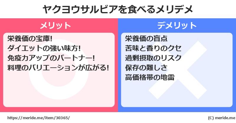 ヤクヨウサルビアを食べるメリットとデメリットは？ [野菜]  メリデメ
