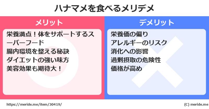ハナマメを食べるメリットとデメリットは？ [野菜]  メリデメ