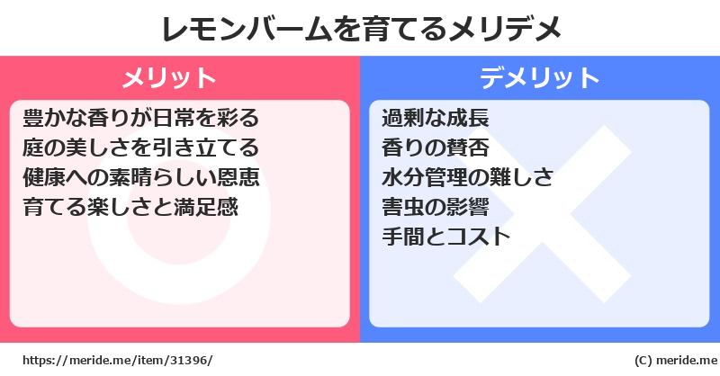 レモンバームを育てるメリットとデメリットは？ [栽培]  メリデメ